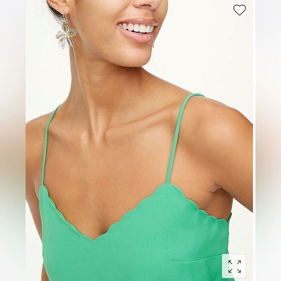 J. Crew Scalloped cami top* - Picture 2 of 11